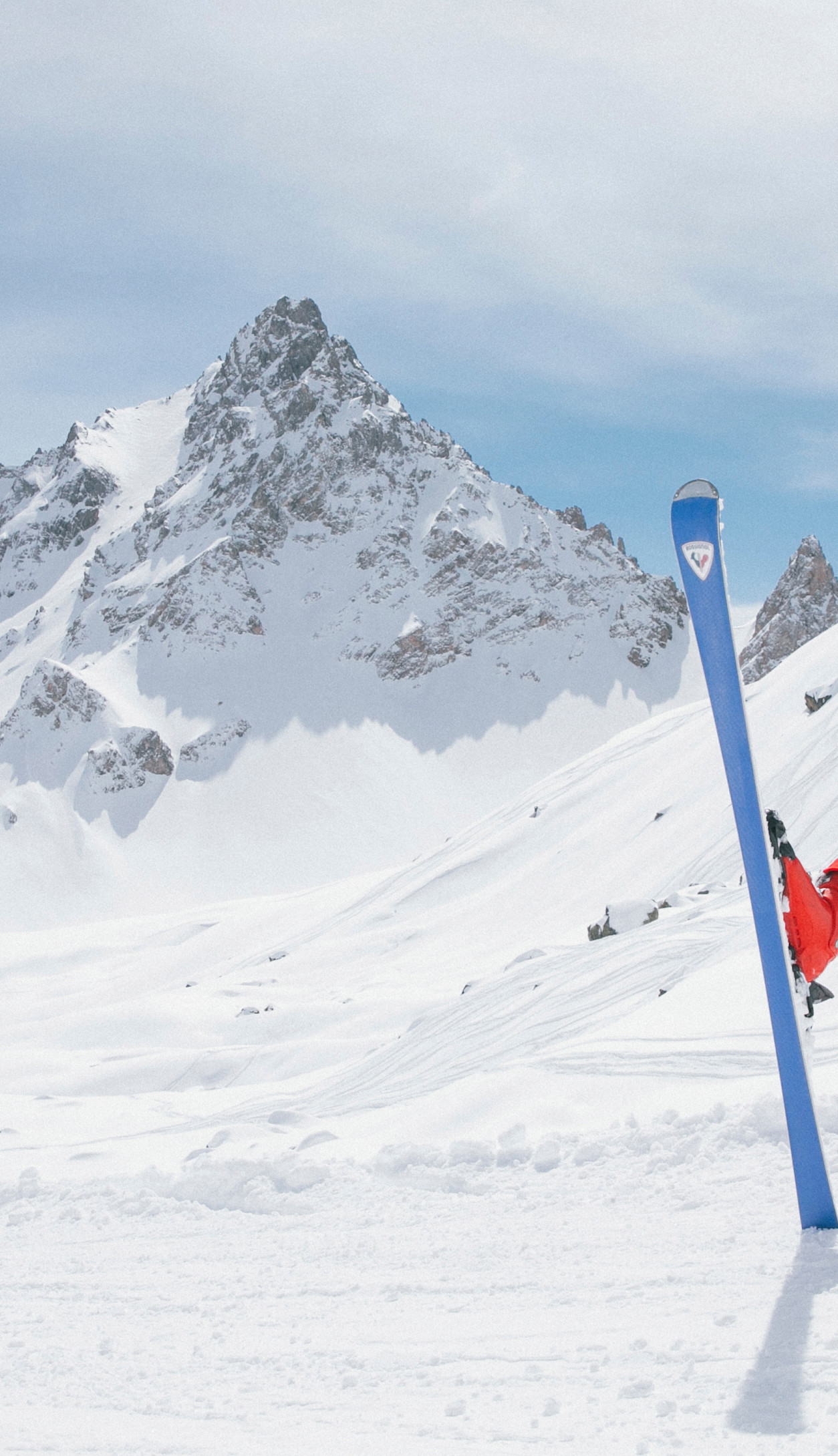 APG - Ski blue, white and red