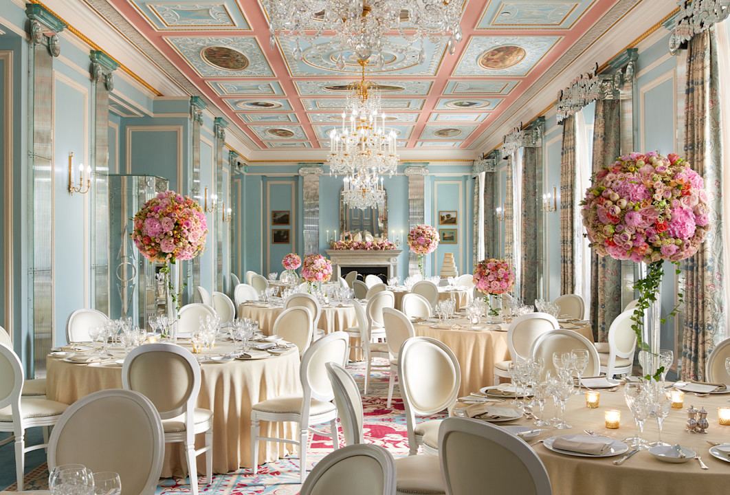 LAN - The Belgravia Room Wedding Set Up The Lanesborough London