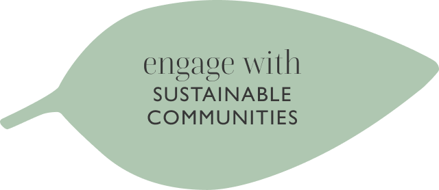 Sustainability - Leave 4 - Sustainable communities